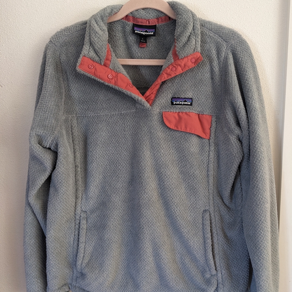 Patagonia Women's Re-Tool Snap-T Pullover Women's Size L Grey
